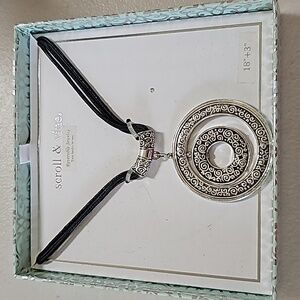 Scroll & Vine Necklace